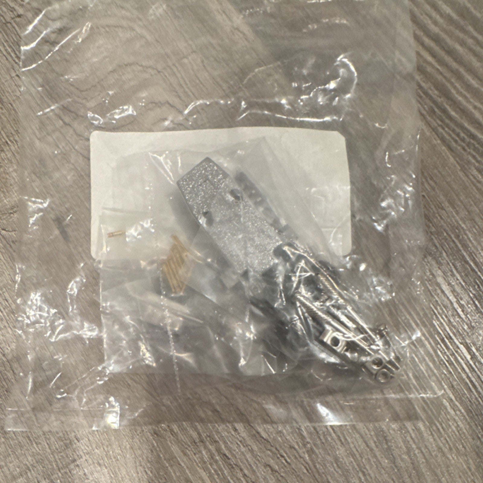 3-Pin Crimp Connector Kit Silver Panel Mount Metal Housing