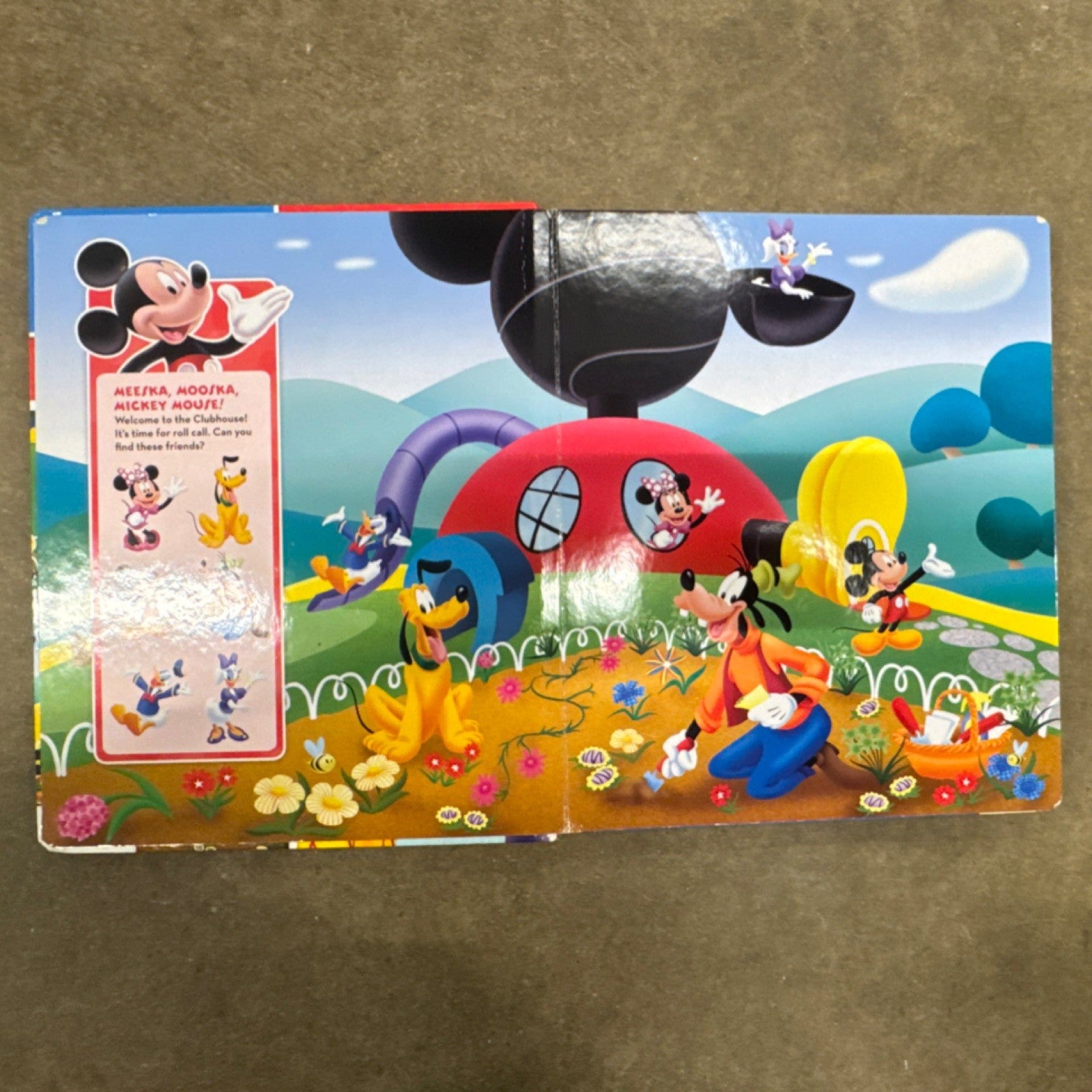 Disney Mickey Mouse Clubhouse First Look and Find Book Disney Junior Franchise