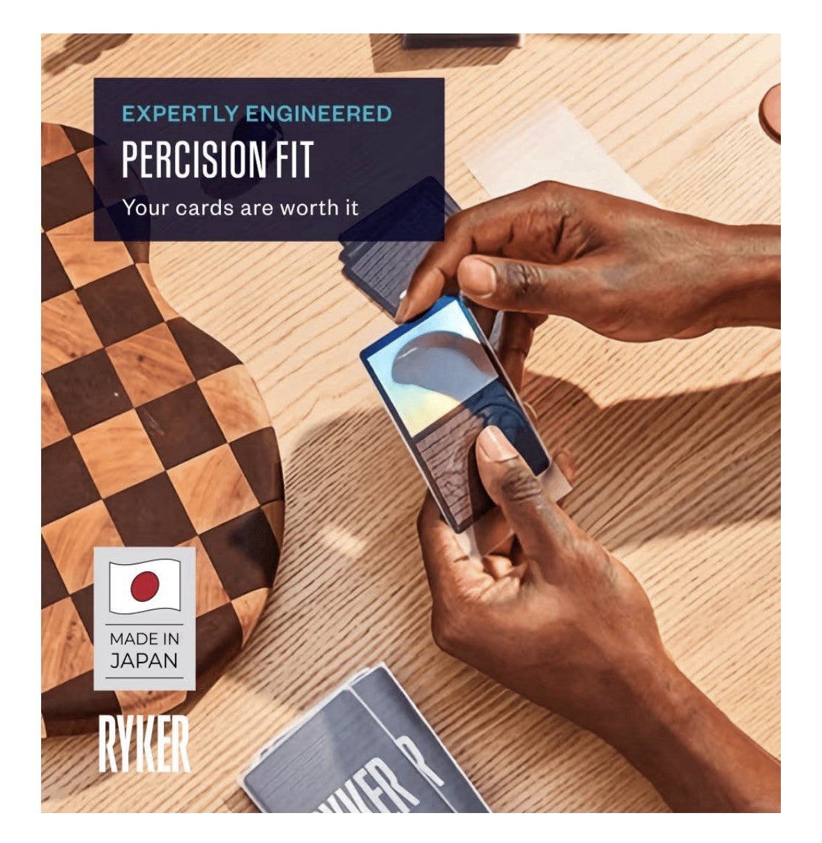 Ryker 100 Premium Card Sleeves Standard European Clear Matte Reinforced Edges