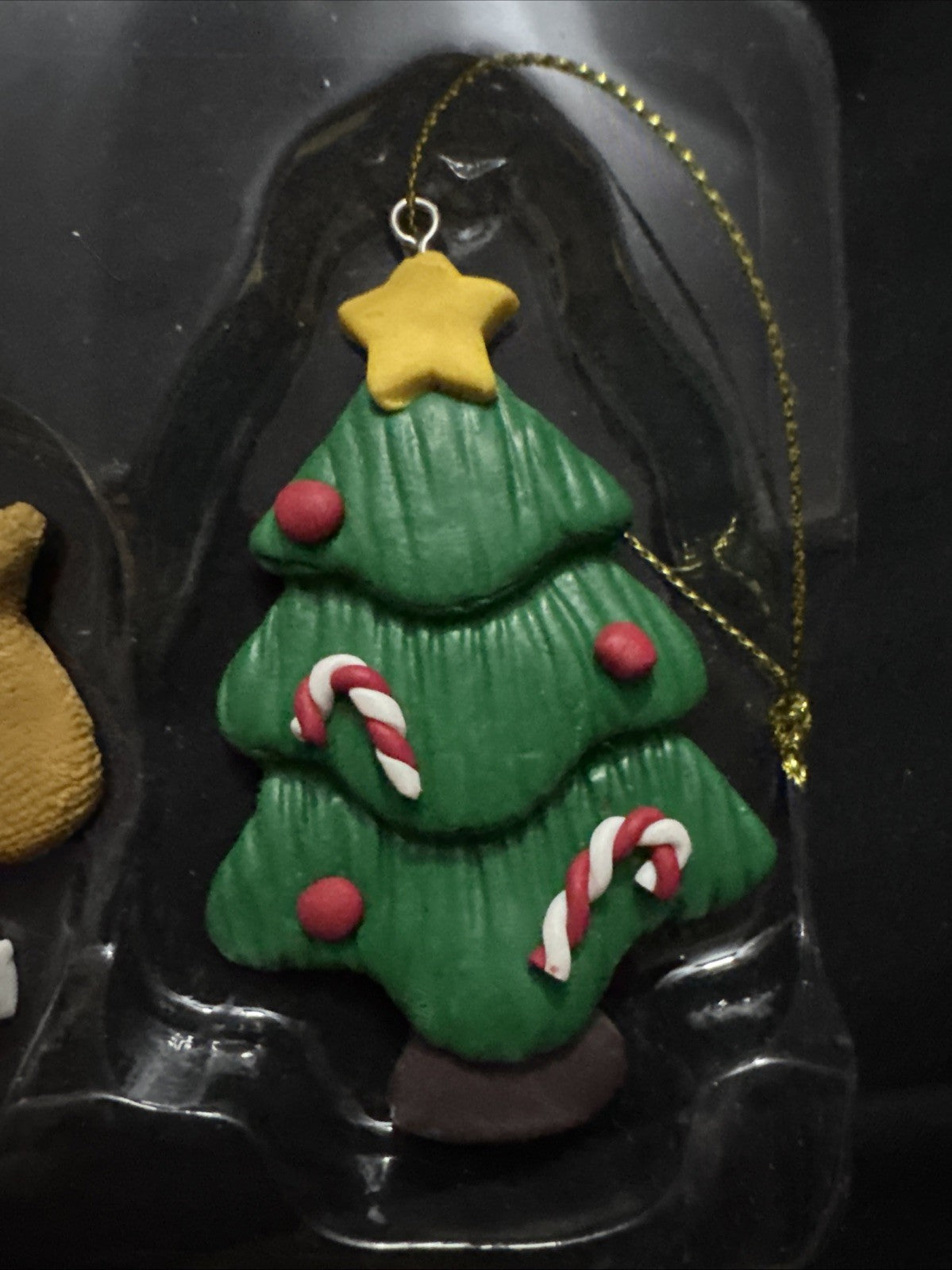 Santa, Penguin, Christmas Tree, And Christmas Wreath Christmas Ornaments