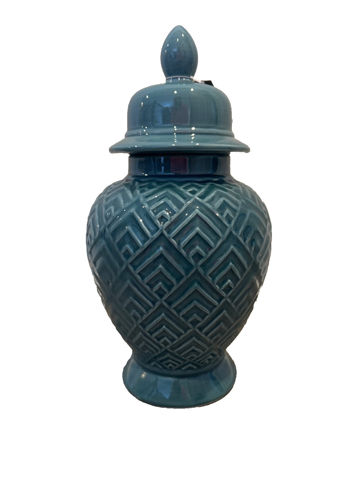 Blue Ginger jar, hand and earth, Apropos home collection