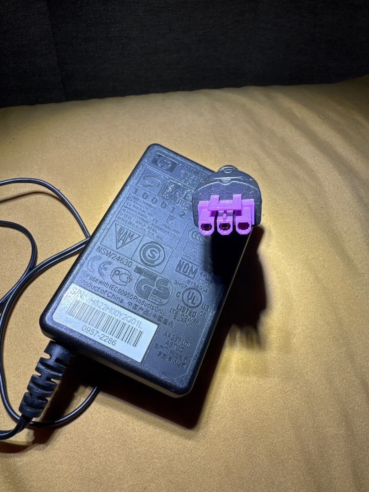 HP Original OEM HP 0957-2286 Printer AC Power Supply Adaptor