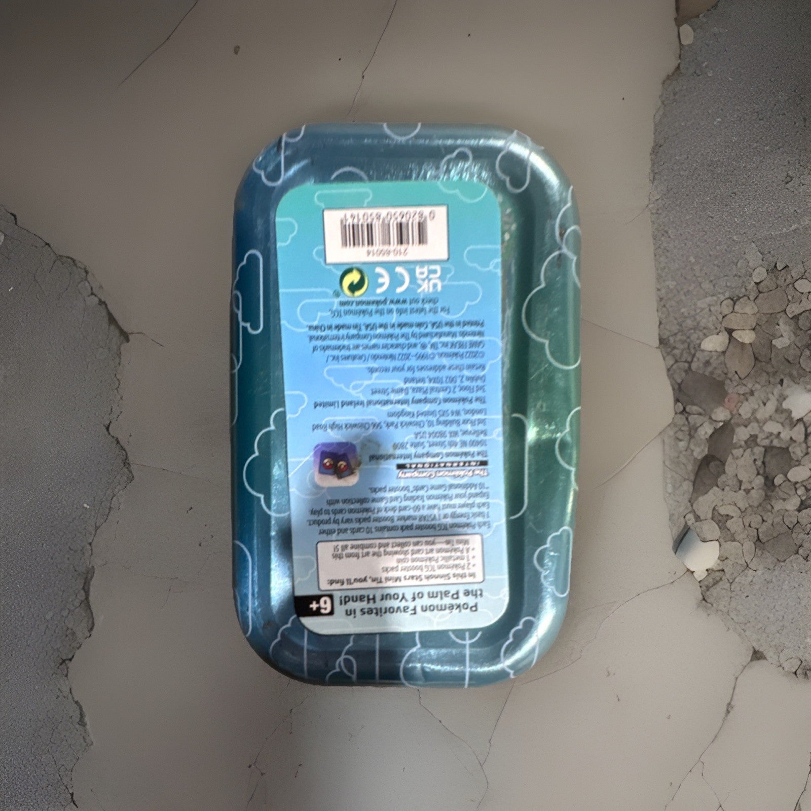 Pokémon TCG Tin Piplup & Mime Jr. Blue 2022 Trading Card Game