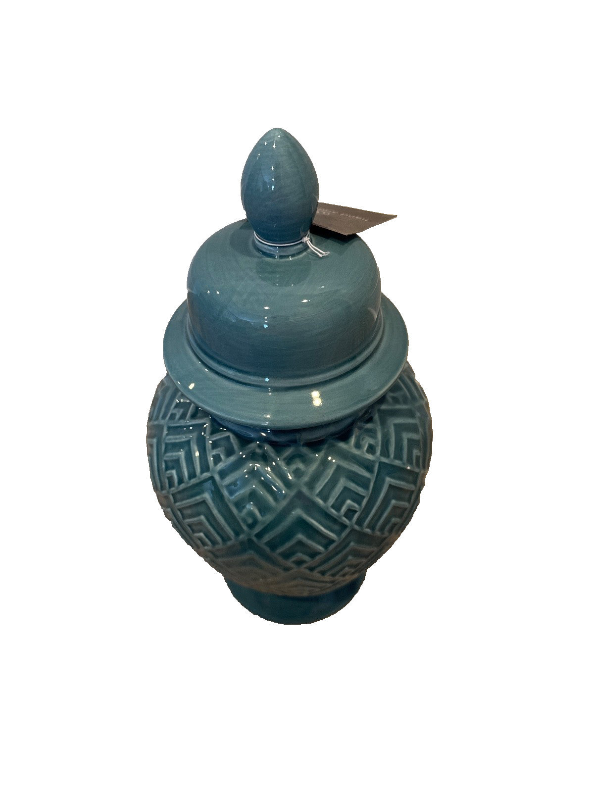 Blue Ginger jar, hand and earth, Apropos home collection