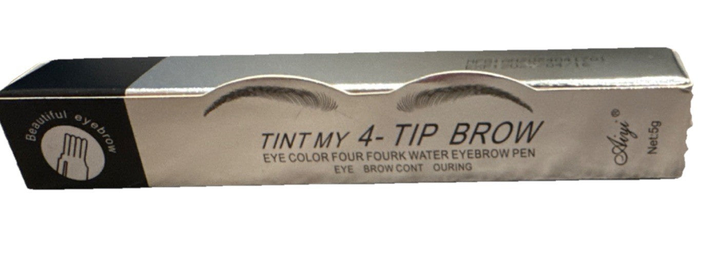 Aiyi Tint My 4-Tip Brow Eyebrow Pen 5g Long-Lasting Precision Brow Makeup Tool
