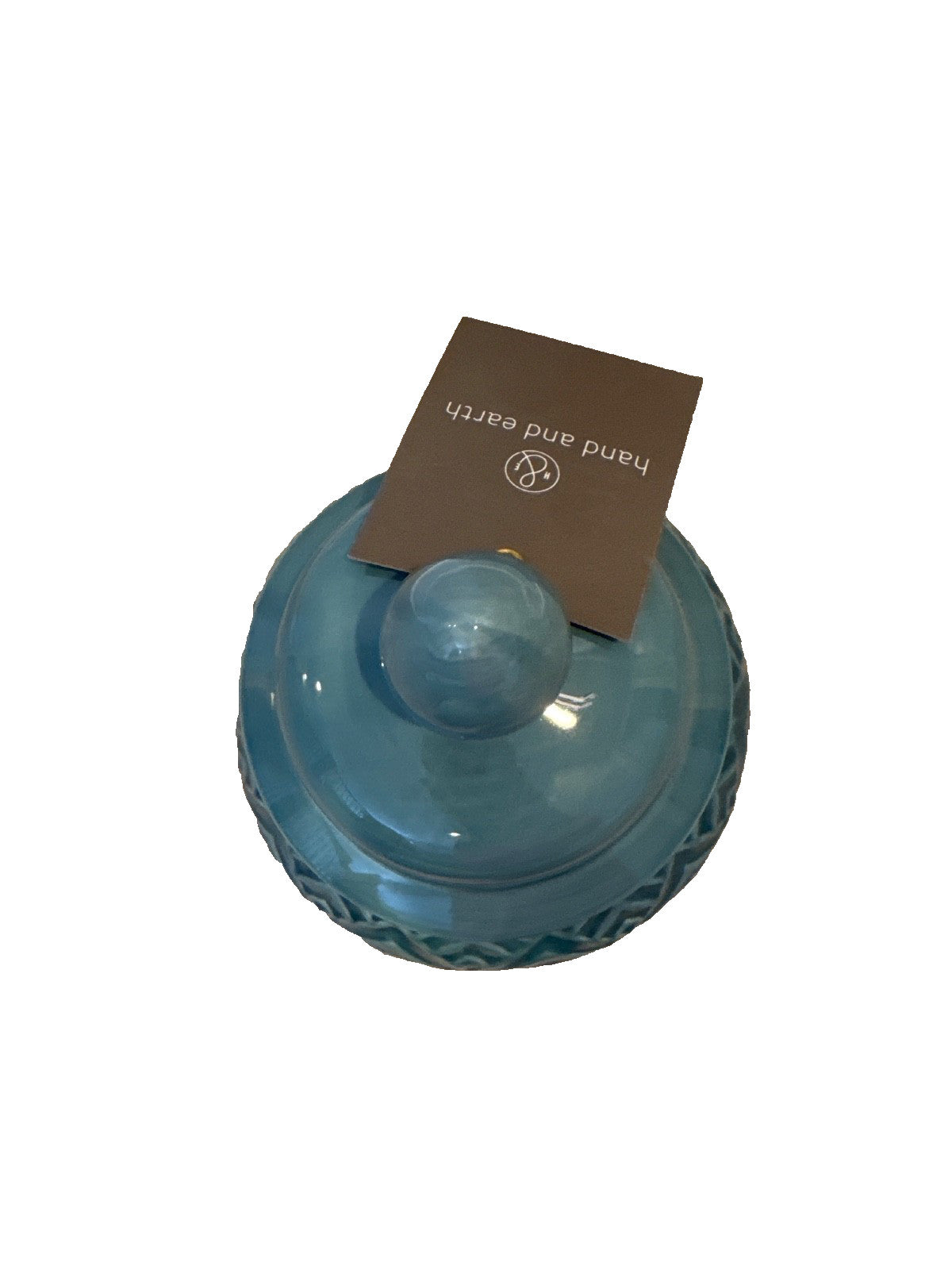 Blue Ginger jar, hand and earth, Apropos home collection