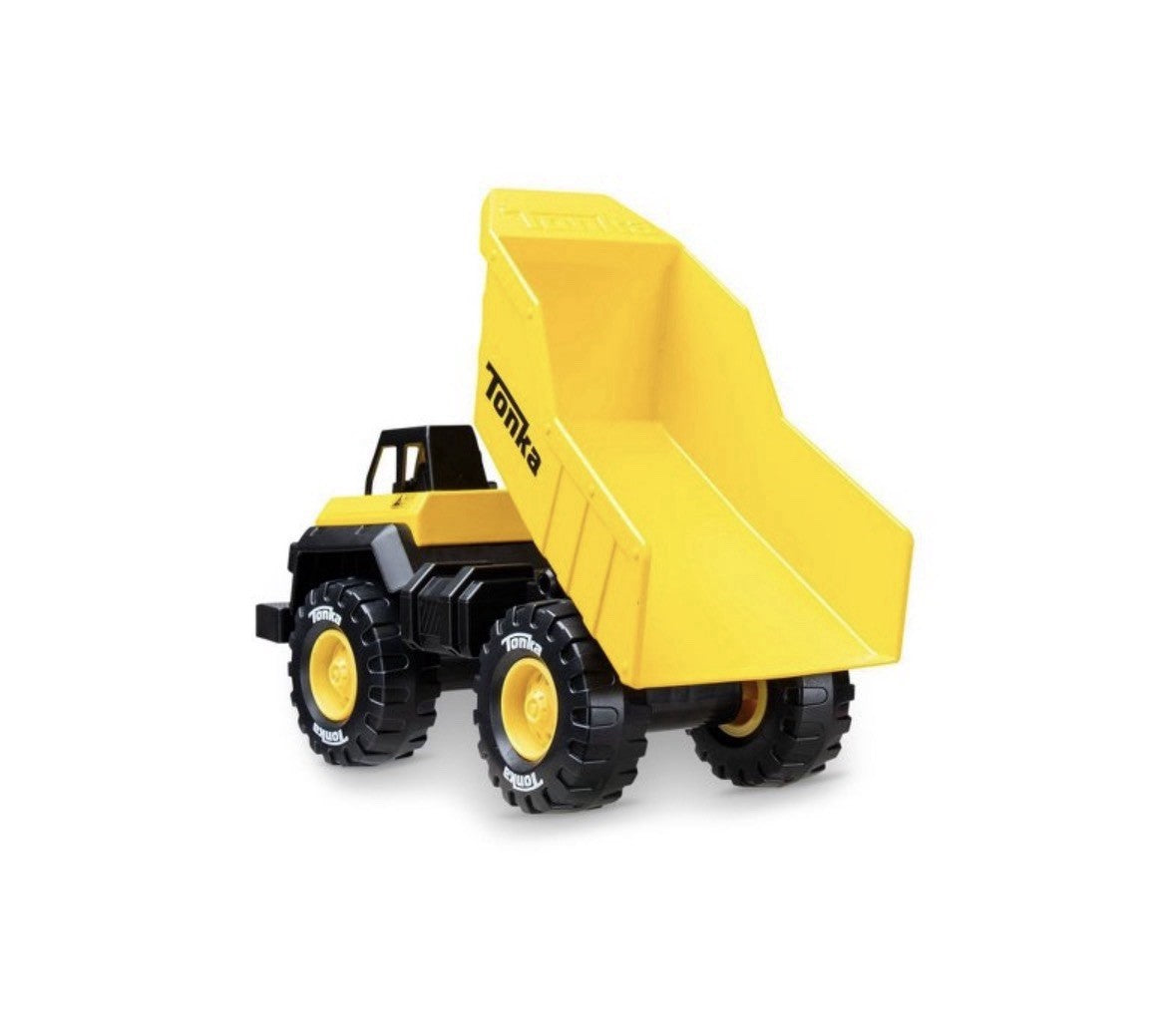 Tonka Classic Dump Truck Yellow Metal & Plastic Movable Parts Construction Toy
