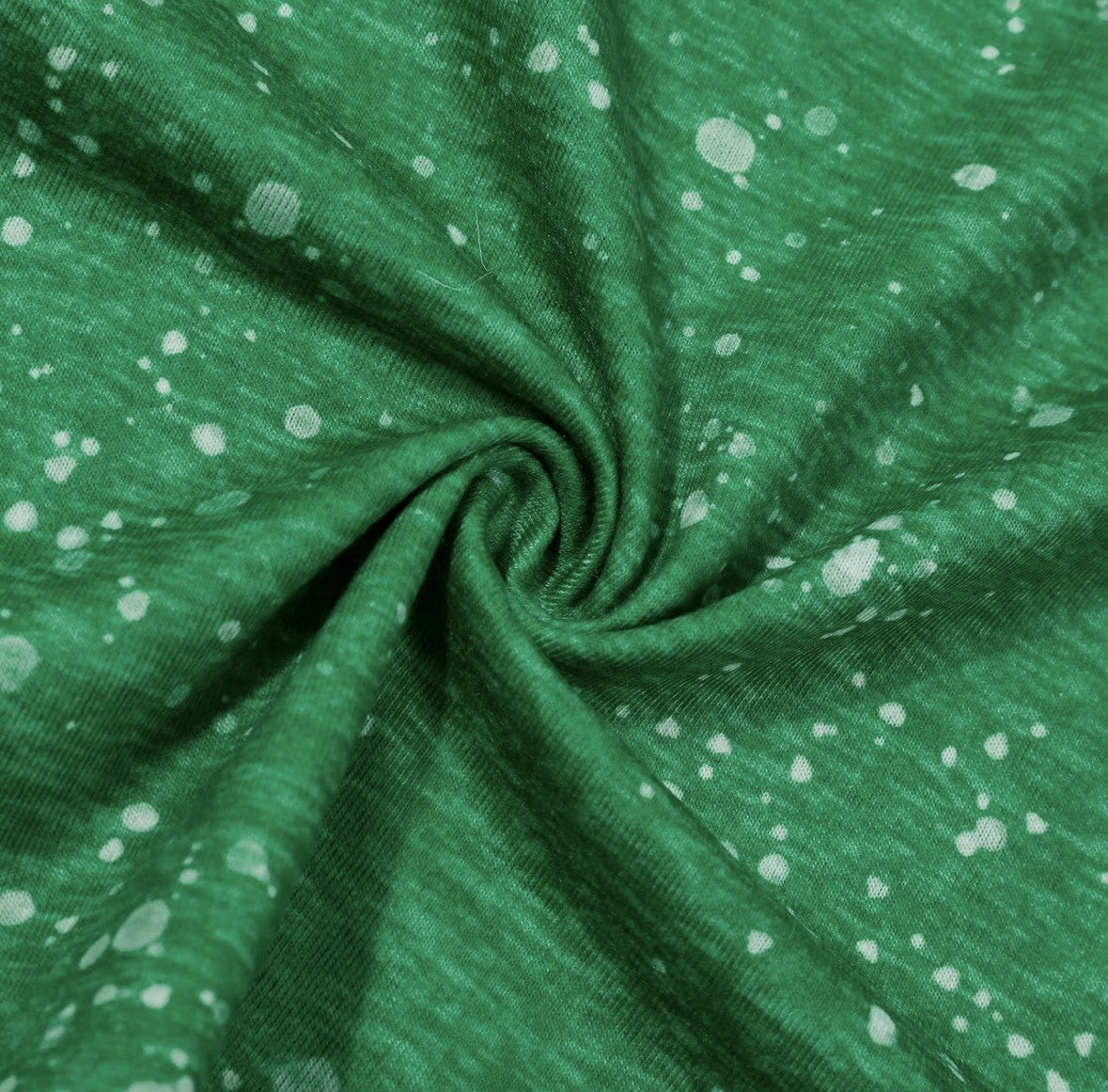 Green Christmas Graphic Tie Front Short Sleeve Crew Neck T-Shirt