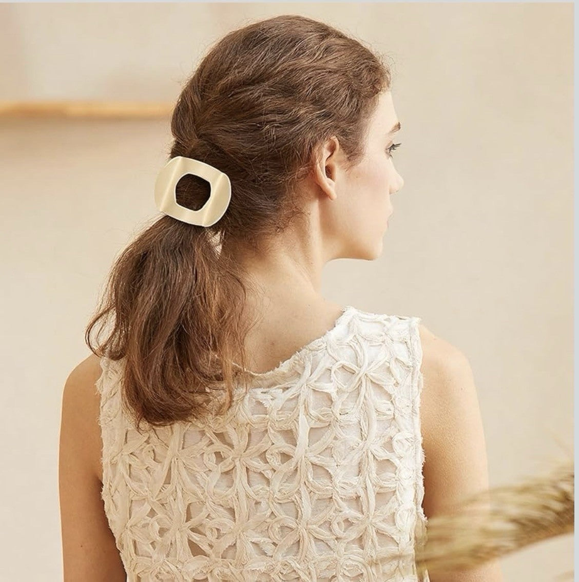 3 Piece Hair Clip Claws Set Red Black and White Non Slip Grip Hair Accessories