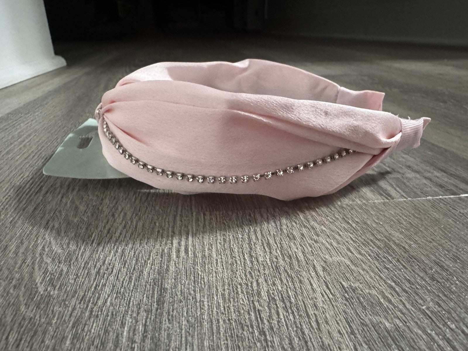 5 Pack Satin Beaded Pearl Headbands Set Pink Black Fashion Accessories