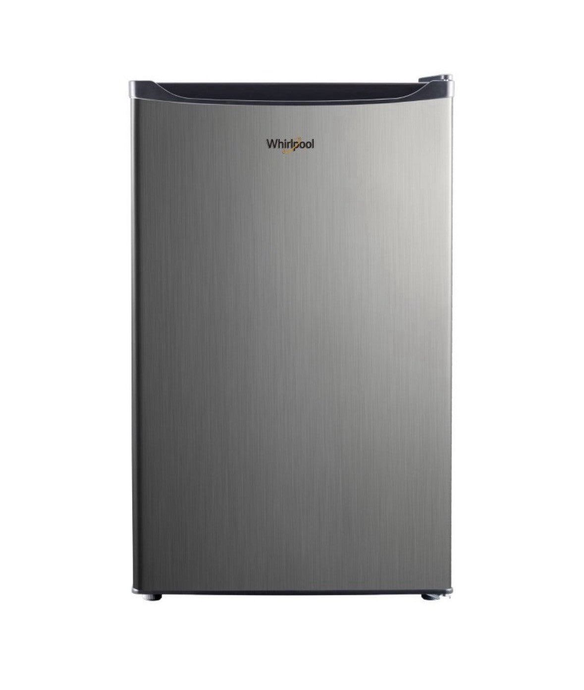 Whirlpool 4.3 Cu Ft Compact Refrigerator with Freezer - Stainless Steel Mini Fridge
