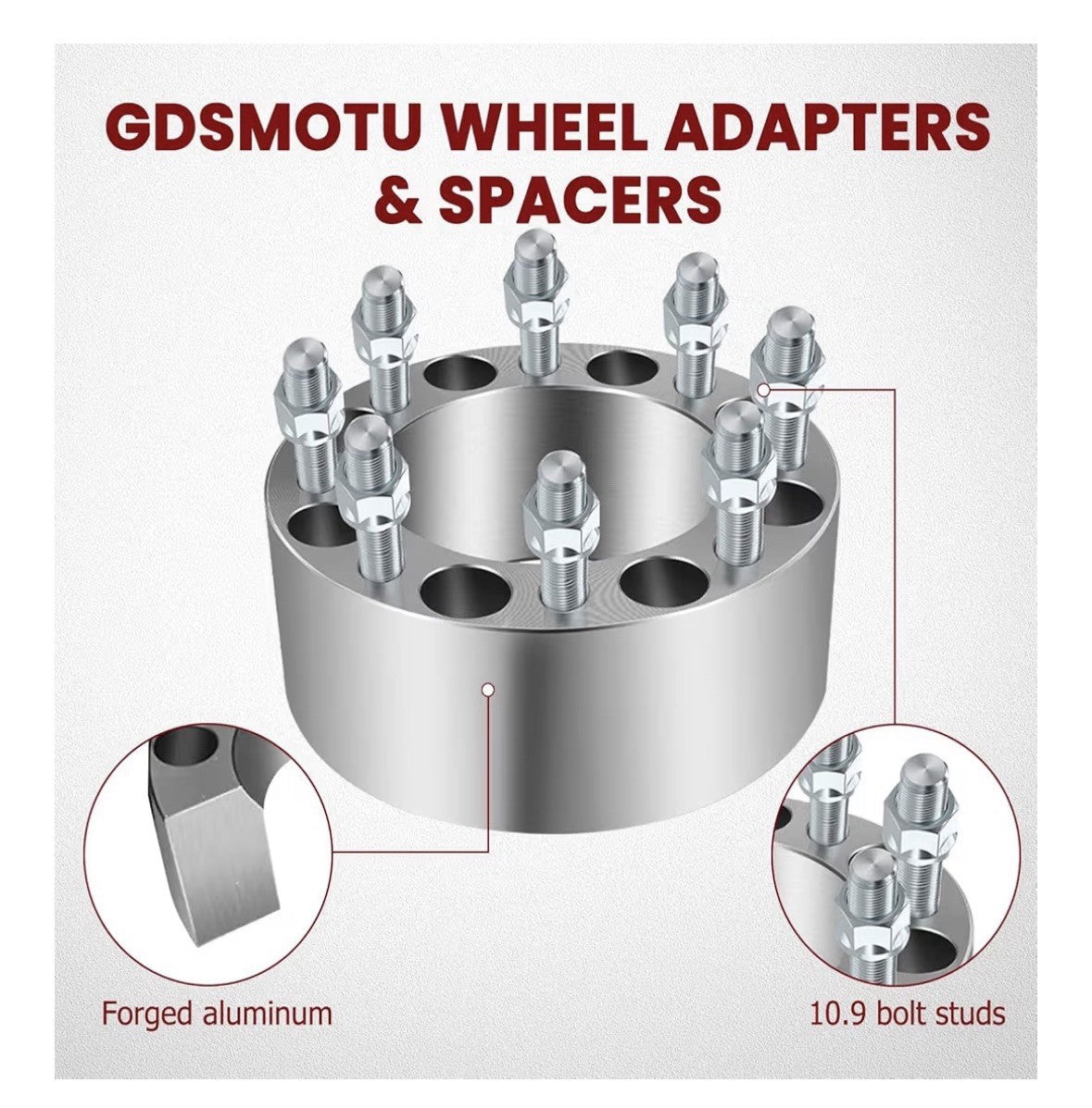 8x6.5 Wheel Spacers for Ram/Dodge/hummer, Chevrolet, Ford And GMC