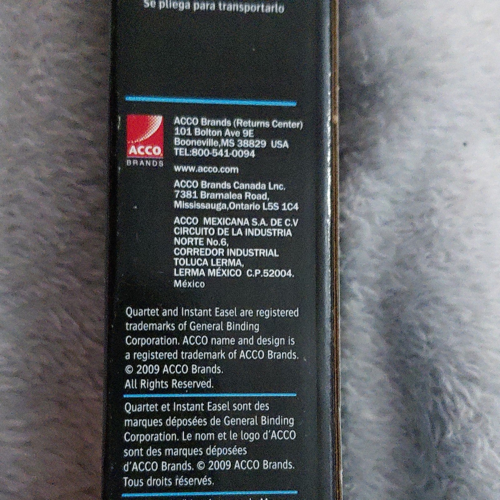 Quartet Instant Easel 14 in Adjustable Non-skid Tabletop Stand Model 28E