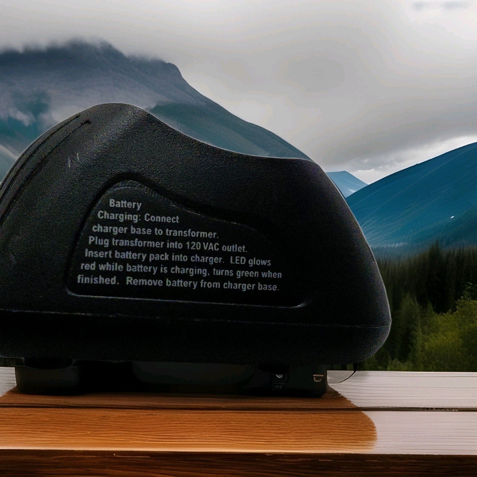 Chicago Electric 9.6V Battery Charger Model 63234 for NiMH Batteries Black