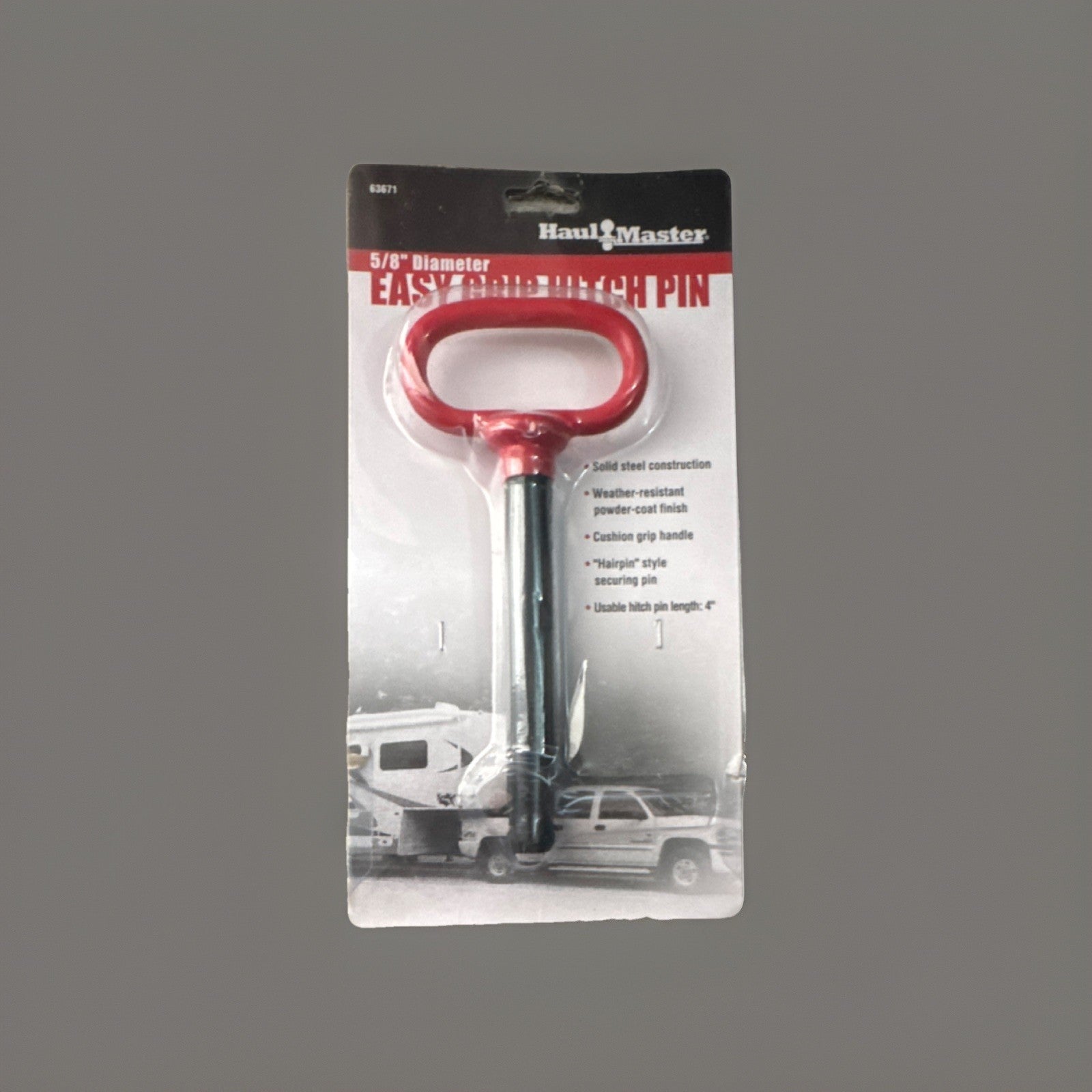 Haul Master 5/8” Diameter Easy Grip Hitch Pin 63671