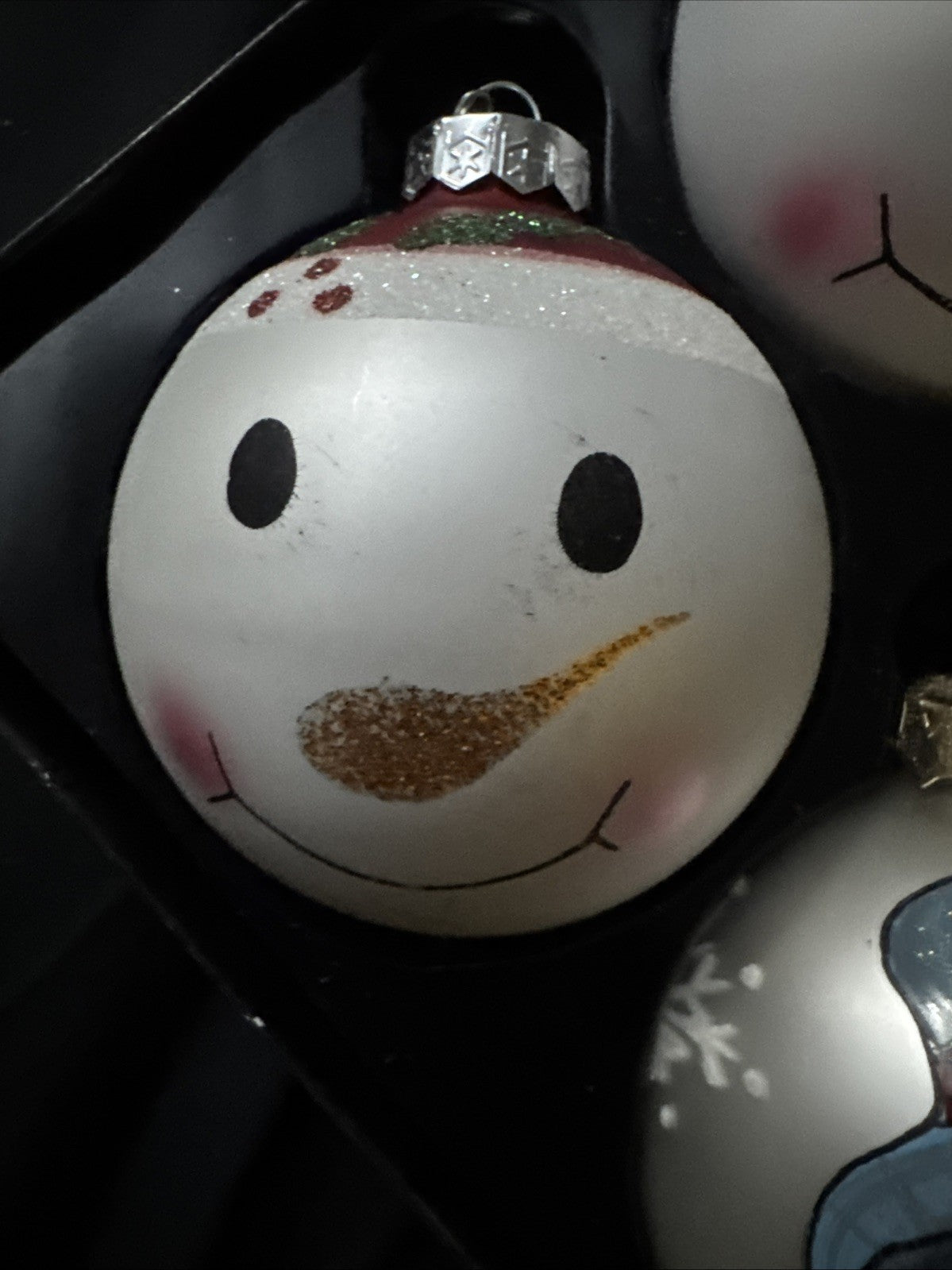 Snowman Christmas Ornaments 6-pack